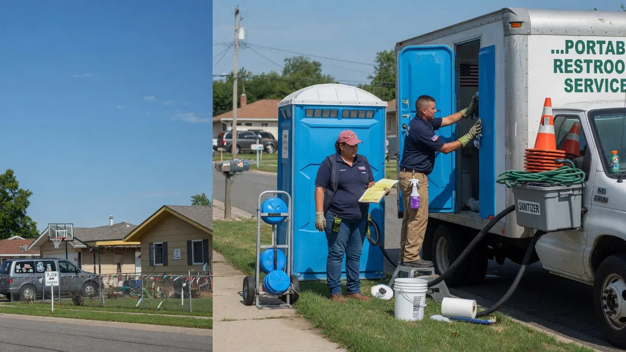 Portable Toilet Rental in Dennis, KS near me